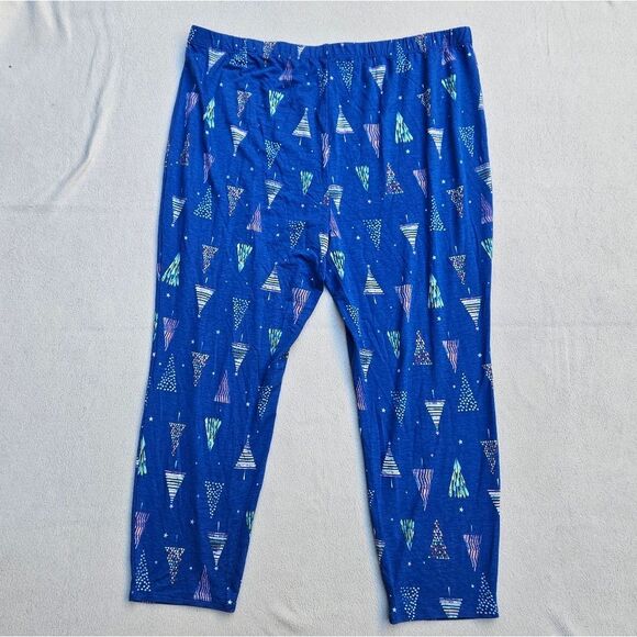 Sleep Chic Merry Vibes Pink and Blue PJ Set Size 3X - Picture 15 of 16